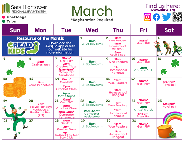  March Activities